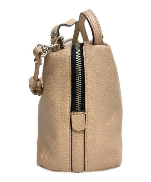 GIANNI CHIARINI（ジャンニ キアリーニ）GIANNI CHIARINI (ジャンニ キアリーニ) アリファＳ レザーバッグ ベージュの古着・服飾アイテム
