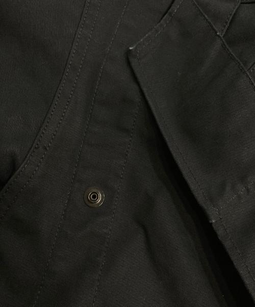 Engineered Garments（エンジニアド ガーメンツ）Engineered Garments (エンジニアド ガーメンツ) Sonor Shirt Jacket  Double Cloth/ソナーシャツジャケット ダブルクロス ブラック サイズ:記載なしの古着・服飾アイテム