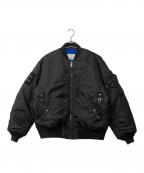 AVIREX×Manastashアヴィレックス×マナスタッシュ）の古着「コラボ FIELD MA-1 JACKET」｜ブラック