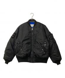 AVIREX×Manastash（アヴィレックス×マナスタッシュ）の古着「コラボ FIELD MA-1 JACKET」｜ブラック