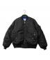 AVIREX（アヴィレックス）の古着「コラボ FIELD MA-1 JACKET」｜ブラック