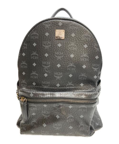MCM（エムシーエム）MCM (エムシーエム) Stark サイドスタッズ バックパック - ヴィセトス ブラックの古着・服飾アイテム