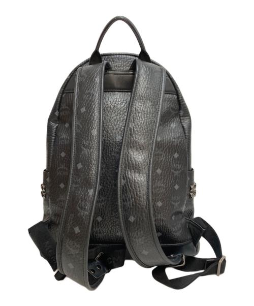 MCM（エムシーエム）MCM (エムシーエム) Stark サイドスタッズ バックパック - ヴィセトス ブラックの古着・服飾アイテム