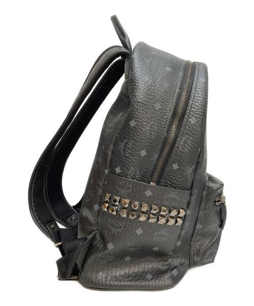 MCM（エムシーエム）MCM (エムシーエム) Stark サイドスタッズ バックパック - ヴィセトス ブラックの古着・服飾アイテム