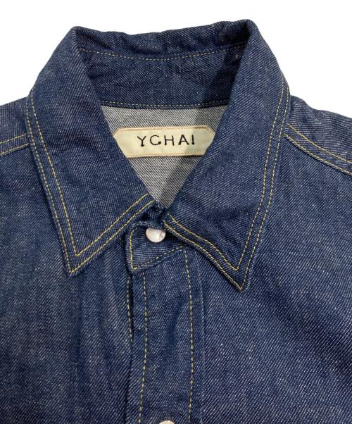YCHAI（イカイ）YCHAI (イカイ) メイドインジャパン コットンリネン ウエスタンシャツ インディゴ サイズ:Sの古着・服飾アイテム