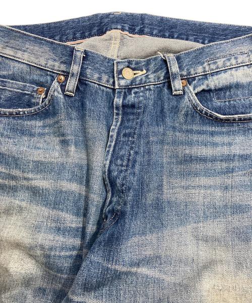 MADNESS（マッドネス）MADNESS (マッドネス) AGING DENIM PANTS. M2 CROPPED インディゴ サイズ:Mの古着・服飾アイテム