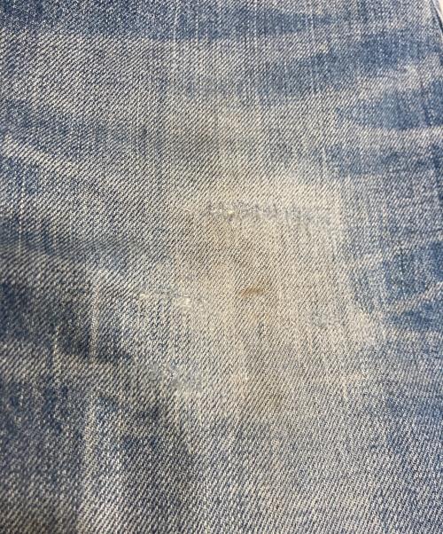 MADNESS（マッドネス）MADNESS (マッドネス) AGING DENIM PANTS. M2 CROPPED インディゴ サイズ:Mの古着・服飾アイテム