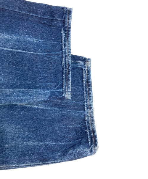 MADNESS（マッドネス）MADNESS (マッドネス) AGING DENIM PANTS. M2 CROPPED インディゴ サイズ:Mの古着・服飾アイテム
