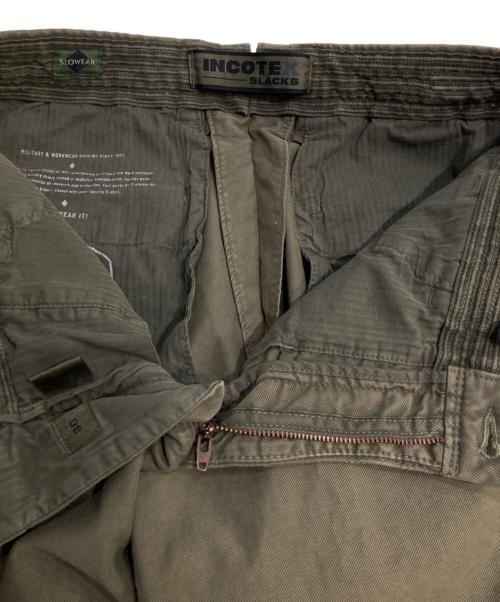 INCOTEX（インコテックス）INCOTEX (インコテックス) 100型スラックス グリーン サイズ:30の古着・服飾アイテム