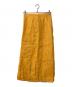 AURALEE (オーラリー) Linen Double Face Fringe Skirt リネンロングスカート イエロー サイズ:1：5000円