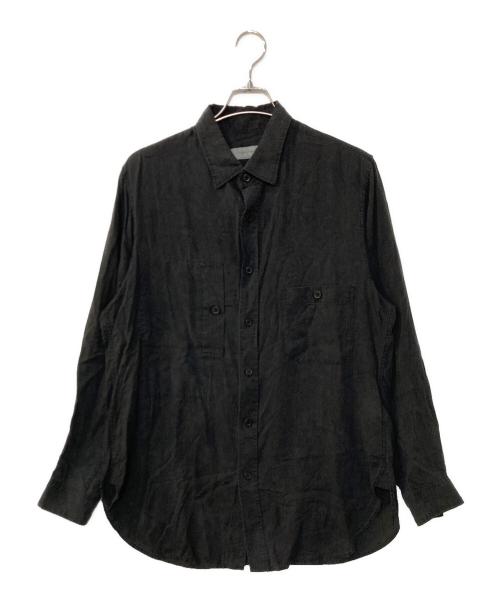 Yohji Yamamoto pour homme（ヨウジヤマモト プールオム）Yohji Yamamoto pour homme (ヨウジヤマモト プールオム) R Asymmetry PK Placket B シャツ ブラック サイズ:2の古着・服飾アイテム