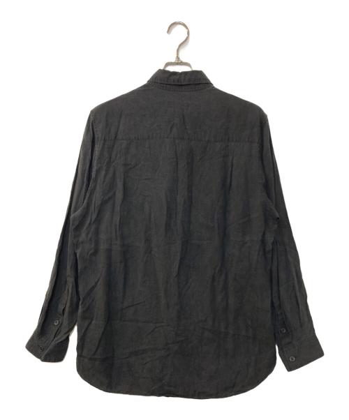 Yohji Yamamoto pour homme（ヨウジヤマモト プールオム）Yohji Yamamoto pour homme (ヨウジヤマモト プールオム) R Asymmetry PK Placket B シャツ ブラック サイズ:2の古着・服飾アイテム