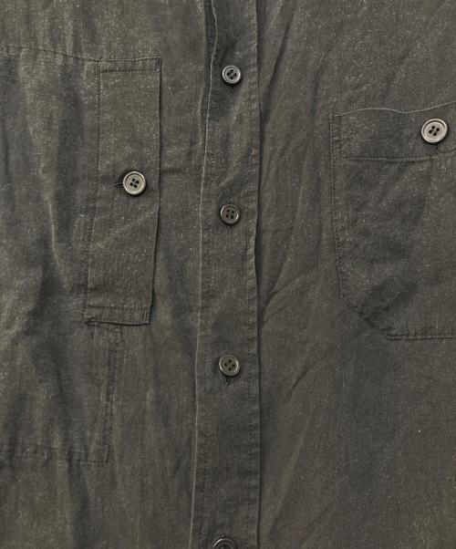 Yohji Yamamoto pour homme（ヨウジヤマモト プールオム）Yohji Yamamoto pour homme (ヨウジヤマモト プールオム) R Asymmetry PK Placket B シャツ ブラック サイズ:2の古着・服飾アイテム