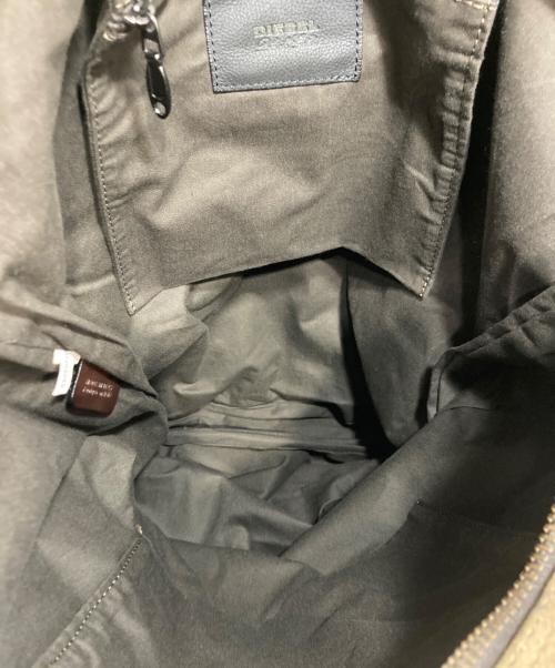 DIESEL（ディーゼル）DIESEL (ディーゼル) 2WAYショルダーバッグ ブラウン×ベージュの古着・服飾アイテム
