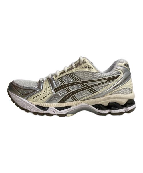 asics（アシックス）asics (アシックス) GEL-KAYANO 14 ゲルカヤノ14 シルバー×アイボリー サイズ:23cmの古着・服飾アイテム