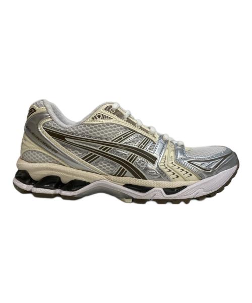 asics（アシックス）asics (アシックス) GEL-KAYANO 14 ゲルカヤノ14 シルバー×アイボリー サイズ:23cmの古着・服飾アイテム