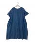 nest Robe (ネストローブ) リネンインディゴグレンチェック2WAYドレス ネイビー サイズ:F：14000円