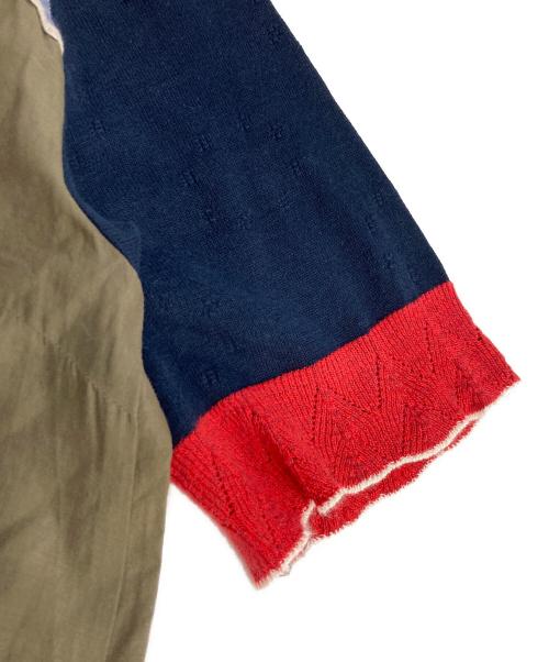 M.&KYOKO（エムアンドキョウコ）M.&KYOKO (エムアンドキョウコ) 刺繍ワンピース カーキ サイズ:Fの古着・服飾アイテム