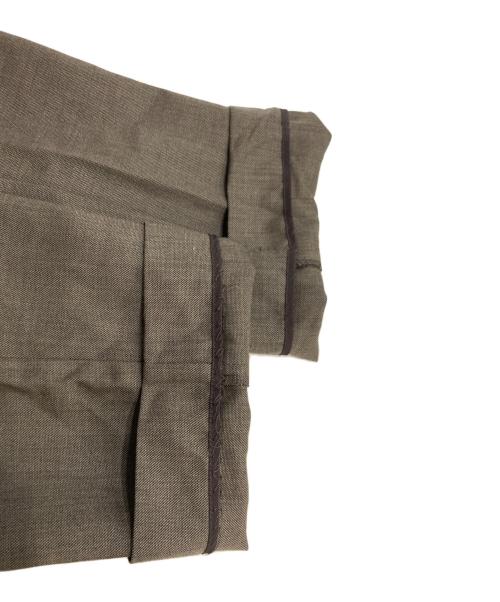 TOGA PULLA（トーガ プルラ）TOGA PULLA (トーガ プルラ) シャンブレーウールパンツ ブラウン サイズ:36の古着・服飾アイテム