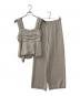 HER LIP TO（ハーリップトゥ）の古着「Tweed Fringed Summer Set」｜ベージュ