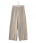 中古・古着 HER LIP TO (ハーリップトゥ) Tweed Fringed Summer Set ベージュ サイズ:Ｍ：8000円