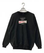 DELUXE×N.HOOLYWOODデラックス×エヌ ハリウッド）の古着「クルーネックスウェット」｜ブラック