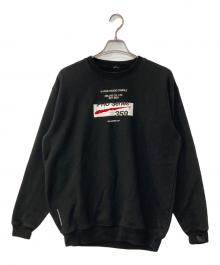 DELUXE×N.HOOLYWOOD（デラックス×エヌ ハリウッド）の古着「クルーネックスウェット」｜ブラック