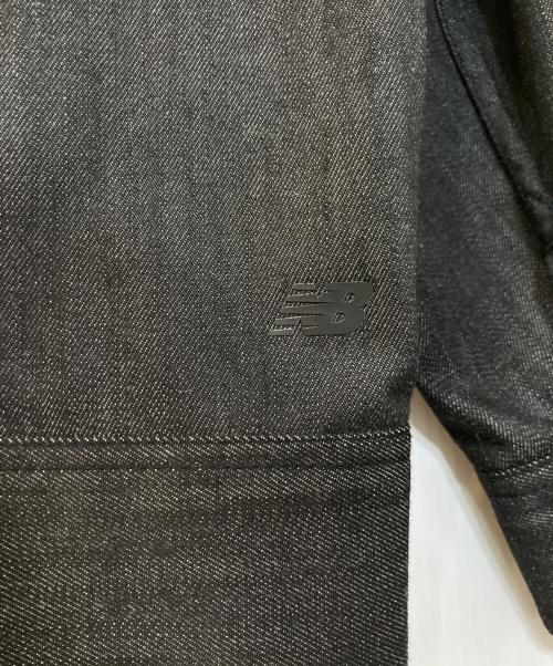 NEW BALANCE（ニューバランス）NEW BALANCE (ニューバランス) MET24 Denim Cardigan ブラック サイズ:Sの古着・服飾アイテム