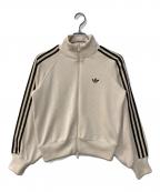 adidasアディダス）の古着「ニット バルーン トラックトップ」｜ホワイト