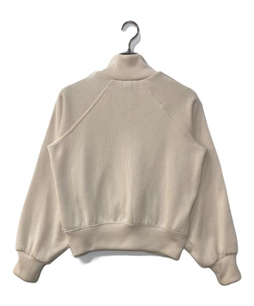 adidas（アディダス）adidas (アディダス) ニット バルーン トラックトップ ホワイト サイズ:Lの古着・服飾アイテム