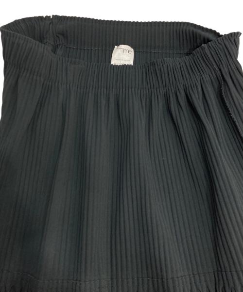 me ISSEY MIYAKE（ミーイッセイ ミヤケ）me ISSEY MIYAKE (ミーイッセイ ミヤケ) フリンジプリーツスカート ブラック サイズ:記載なしの古着・服飾アイテム