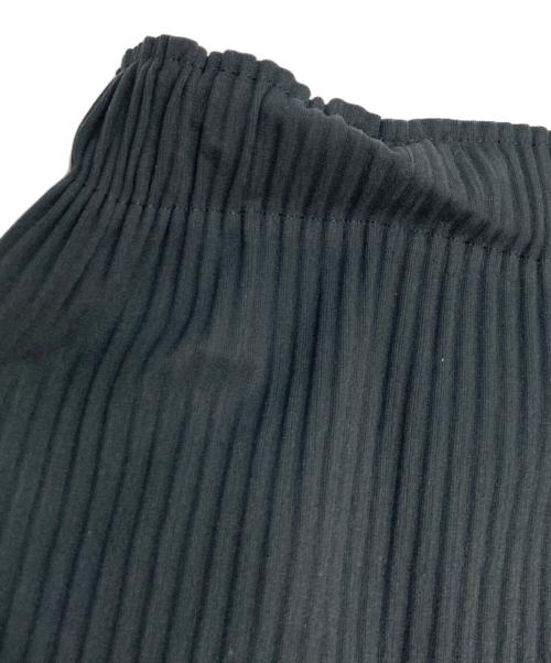 me ISSEY MIYAKE（ミーイッセイ ミヤケ）me ISSEY MIYAKE (ミーイッセイ ミヤケ) フリンジプリーツスカート ブラック サイズ:記載なしの古着・服飾アイテム