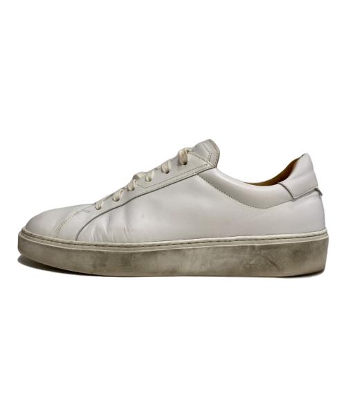 MAGNANNI（マグナーニ）MAGNANNI (マグナーニ) レザースニーカー ホワイト サイズ:42の古着・服飾アイテム