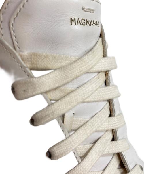 MAGNANNI（マグナーニ）MAGNANNI (マグナーニ) レザースニーカー ホワイト サイズ:42の古着・服飾アイテム