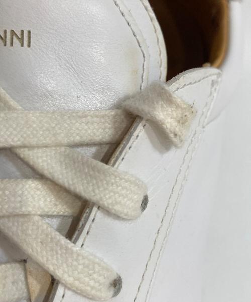 MAGNANNI（マグナーニ）MAGNANNI (マグナーニ) レザースニーカー ホワイト サイズ:42の古着・服飾アイテム