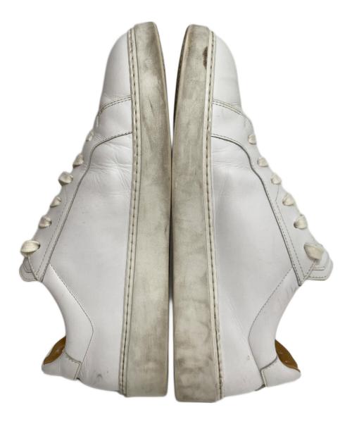 MAGNANNI（マグナーニ）MAGNANNI (マグナーニ) レザースニーカー ホワイト サイズ:42の古着・服飾アイテム