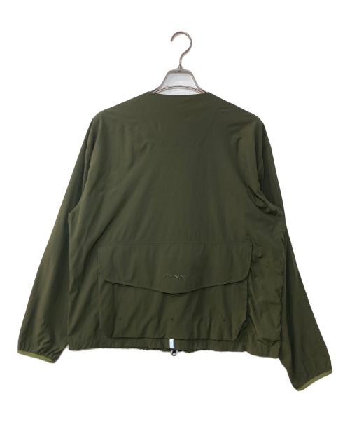 Manastash（マナスタッシュ）Manastash (マナスタッシュ) ストレッチカーディガン MT.STREAM SHIRTS グリーン サイズ:Mの古着・服飾アイテム