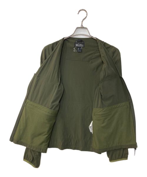 Manastash（マナスタッシュ）Manastash (マナスタッシュ) ストレッチカーディガン MT.STREAM SHIRTS グリーン サイズ:Mの古着・服飾アイテム