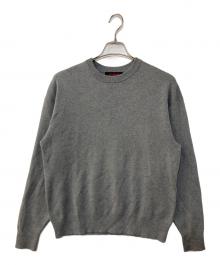 CABAN（キャバン）の古着「コットンカシミヤ クルーネックプルオーバー」｜グレー