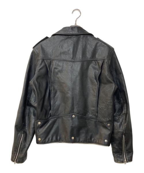 MONTGOMERY WARD（モンゴメリーワード）MONTGOMERY WARD (モンゴメリーワード) レザーライダースジャケット ブラック サイズ:40Tの古着・服飾アイテム