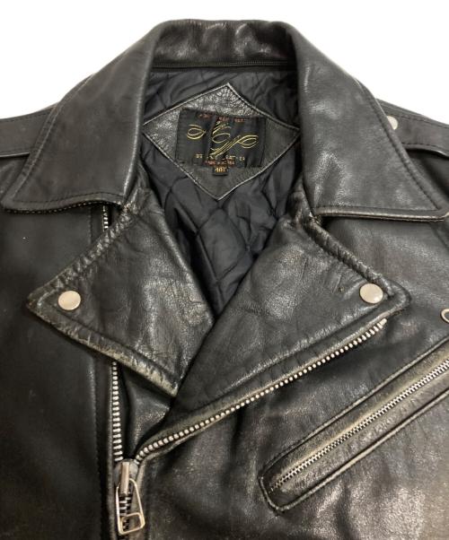MONTGOMERY WARD（モンゴメリーワード）MONTGOMERY WARD (モンゴメリーワード) レザーライダースジャケット ブラック サイズ:40Tの古着・服飾アイテム