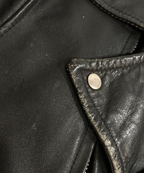 MONTGOMERY WARD（モンゴメリーワード）MONTGOMERY WARD (モンゴメリーワード) レザーライダースジャケット ブラック サイズ:40Tの古着・服飾アイテム