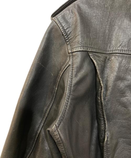 MONTGOMERY WARD（モンゴメリーワード）MONTGOMERY WARD (モンゴメリーワード) レザーライダースジャケット ブラック サイズ:40Tの古着・服飾アイテム