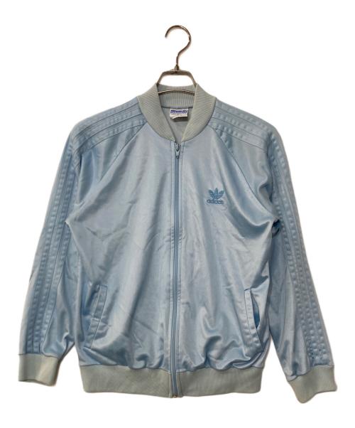 adidas（アディダス）adidas (アディダス) 80's ヴィンテージトラックジャケット スカイブルー サイズ:Lの古着・服飾アイテム