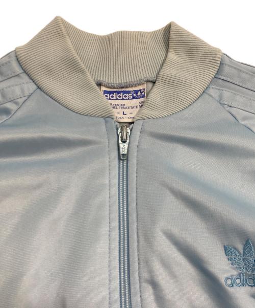 adidas（アディダス）adidas (アディダス) 80's ヴィンテージトラックジャケット スカイブルー サイズ:Lの古着・服飾アイテム