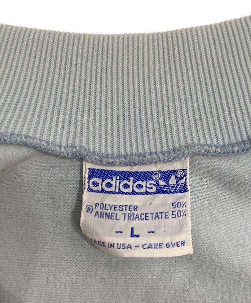 adidas（アディダス）adidas (アディダス) 80's ヴィンテージトラックジャケット スカイブルー サイズ:Lの古着・服飾アイテム