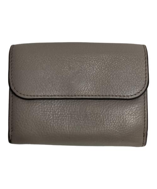 Chloe（クロエ）Chloe (クロエ) Alphabet Small Tri Fold Wallet アルファベット スモール 三つ折り ウォレット グレーの古着・服飾アイテム