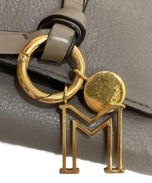 Chloe（クロエ）Chloe (クロエ) Alphabet Small Tri Fold Wallet アルファベット スモール 三つ折り ウォレット グレーの古着・服飾アイテム