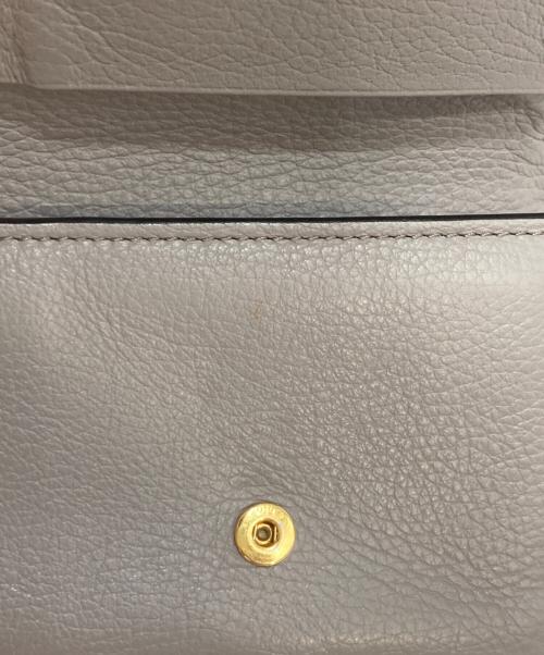 Chloe（クロエ）Chloe (クロエ) Alphabet Small Tri Fold Wallet アルファベット スモール 三つ折り ウォレット グレーの古着・服飾アイテム