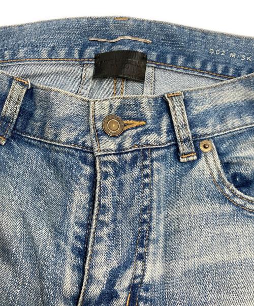 Saint Laurent Paris（サンローランパリ）Saint Laurent Paris (サンローランパリ) クラッシュ加工 スキニー ストレッチ デニムパンツ インディゴ サイズ:W29の古着・服飾アイテム